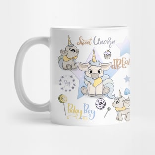 Unicorn birthday party, sweet unicorns, baby boy unicorn, sweet dreams Mug